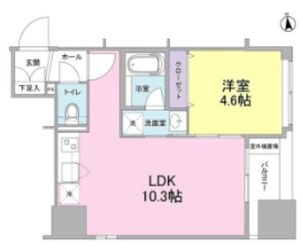 リバーレ東新宿の物件間取画像